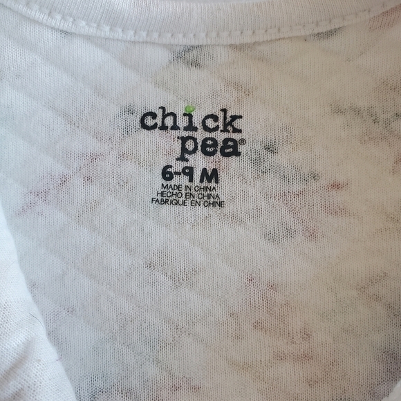 K1191 * Chick Pea Fall Leaf Jacket Ivory Tan Orange Size 6-9M - Picture 4 of 7